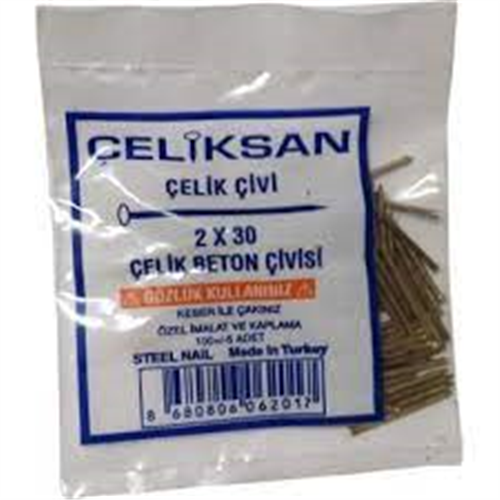 ÇELİKSAN ÇELİK ÇİVİ 2x30